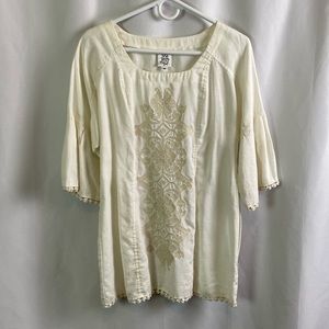 Ivy Jane Embroidered Linen Top
